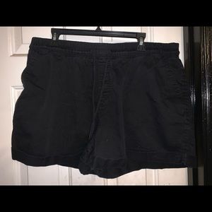 Black shorts for summer